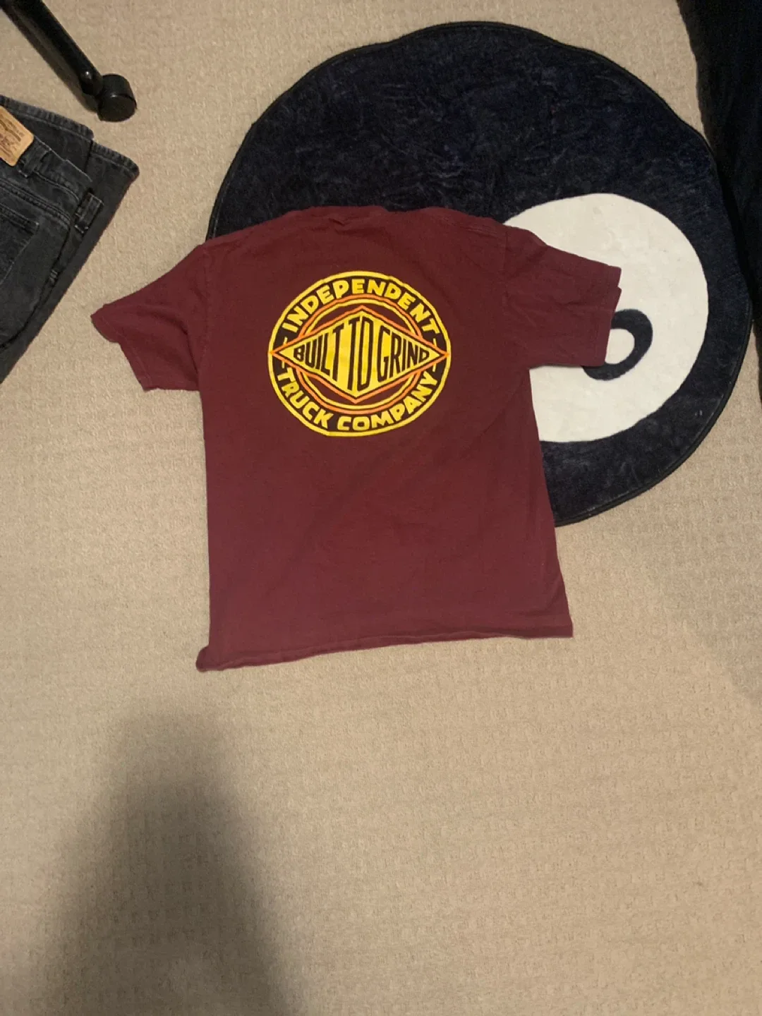 Independent Truck Co. Burgundy T-Shirt image indicator(2)
