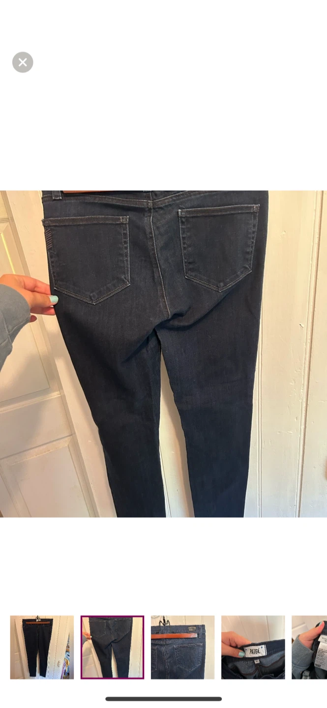 Paige Verdugo Ultra Skinny Jeans, Size 30 - photo 2