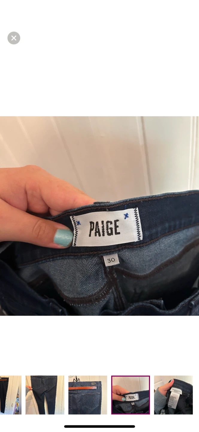 Paige Verdugo Ultra Skinny Jeans, Size 30 - photo 4