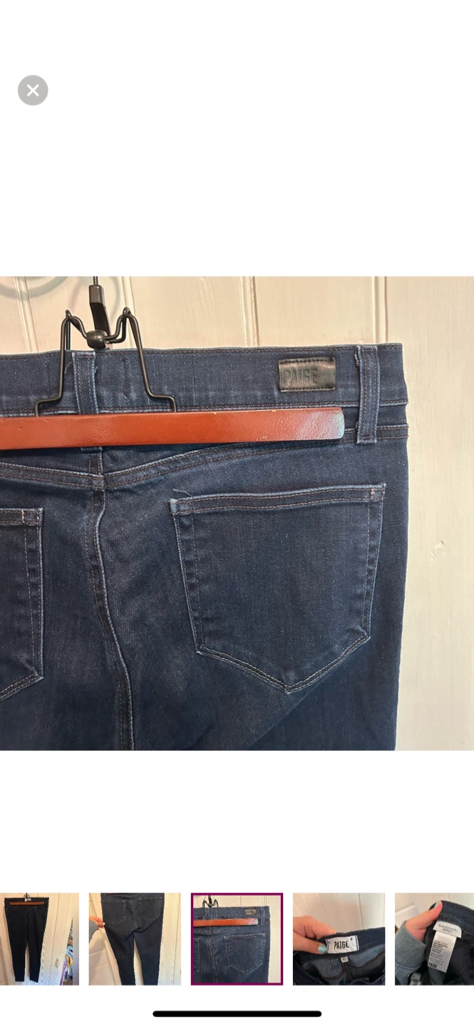 Paige Verdugo Ultra Skinny Jeans, Size 30 - photo 3