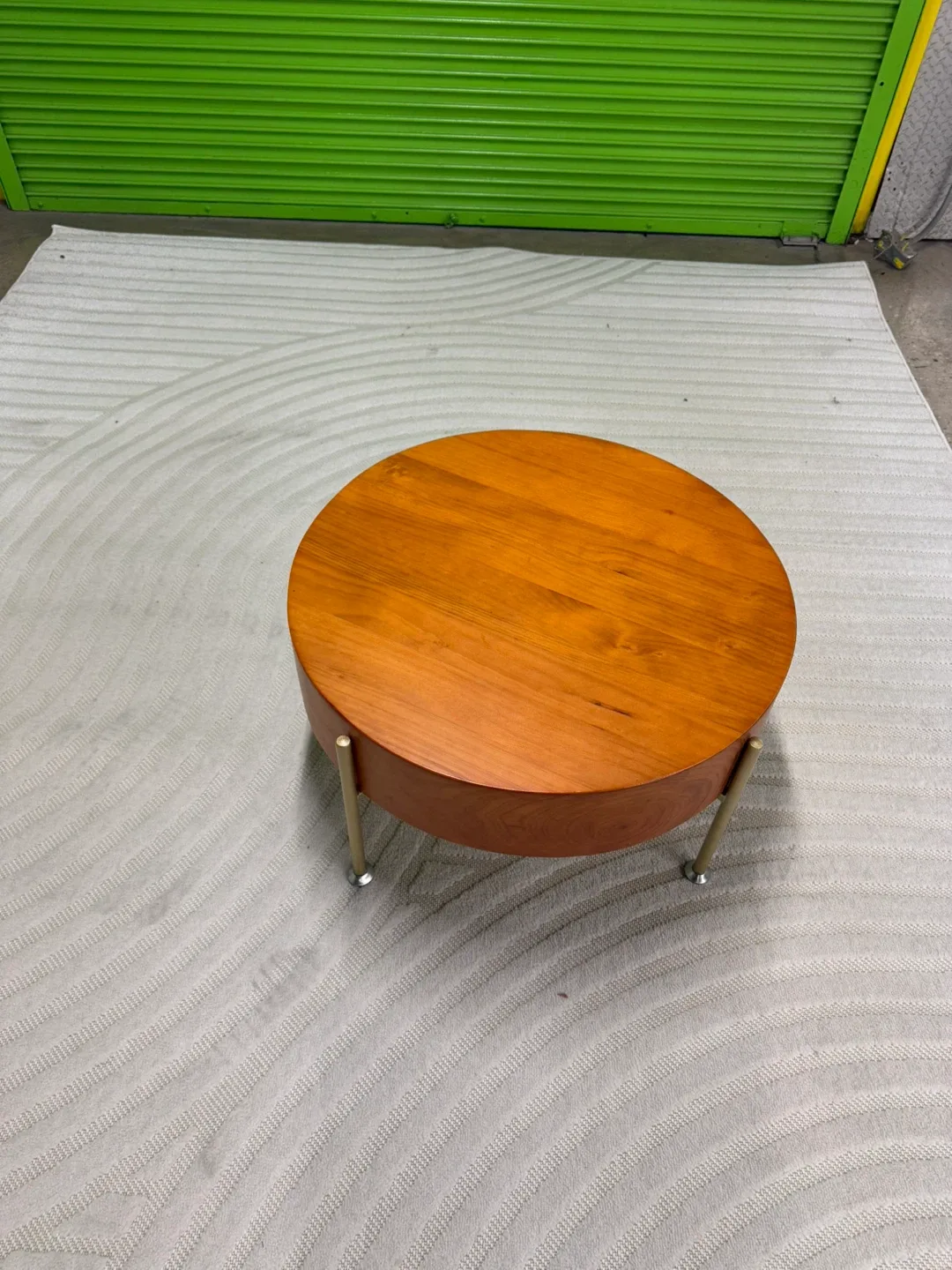 Wooden Round Coffee Table - FREE DELIVERY
