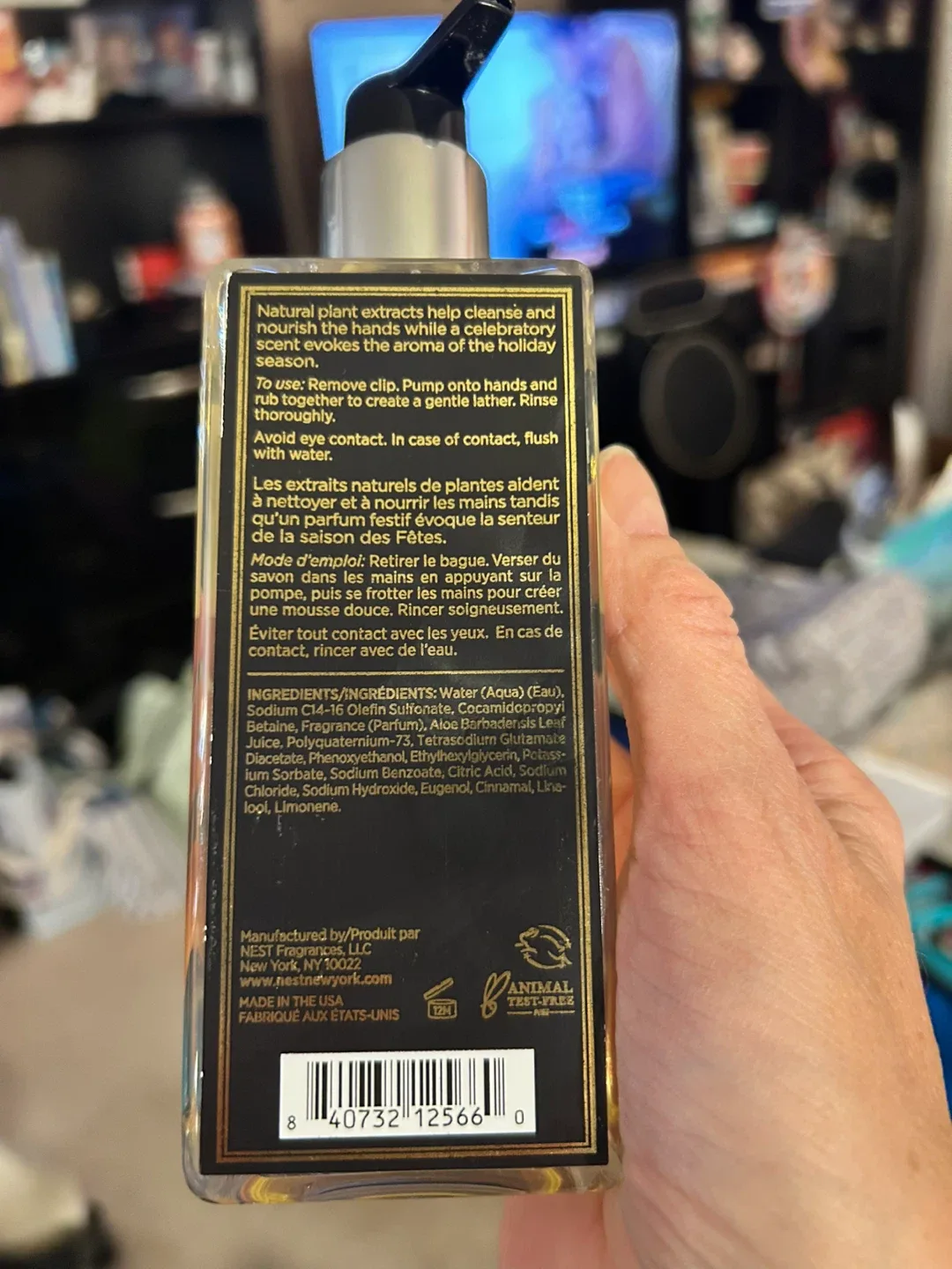 NEST New York Holiday Liquid Soap 10 fl oz image indicator(3)