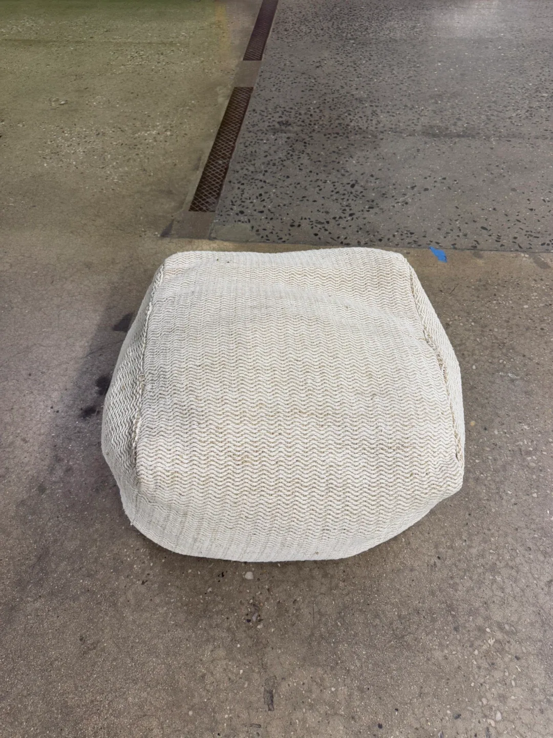 Woven Pouf Ottoman