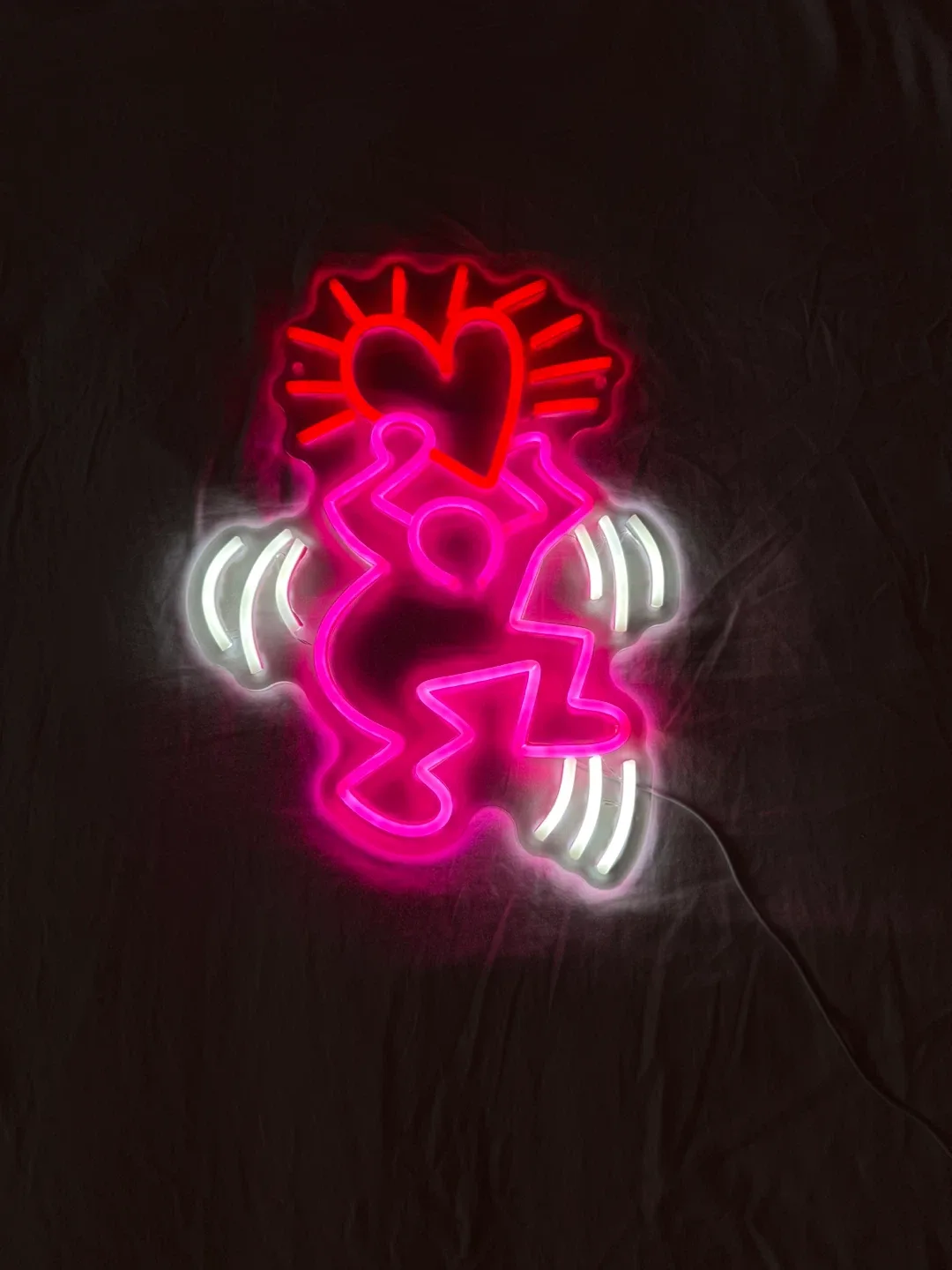 Keith Haring Neon Sign