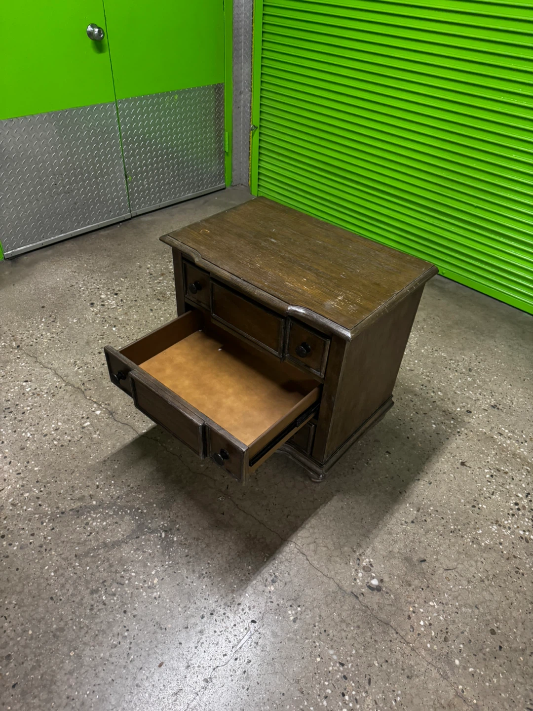 Wooden Nightstand with 3 Drawers - photo 3