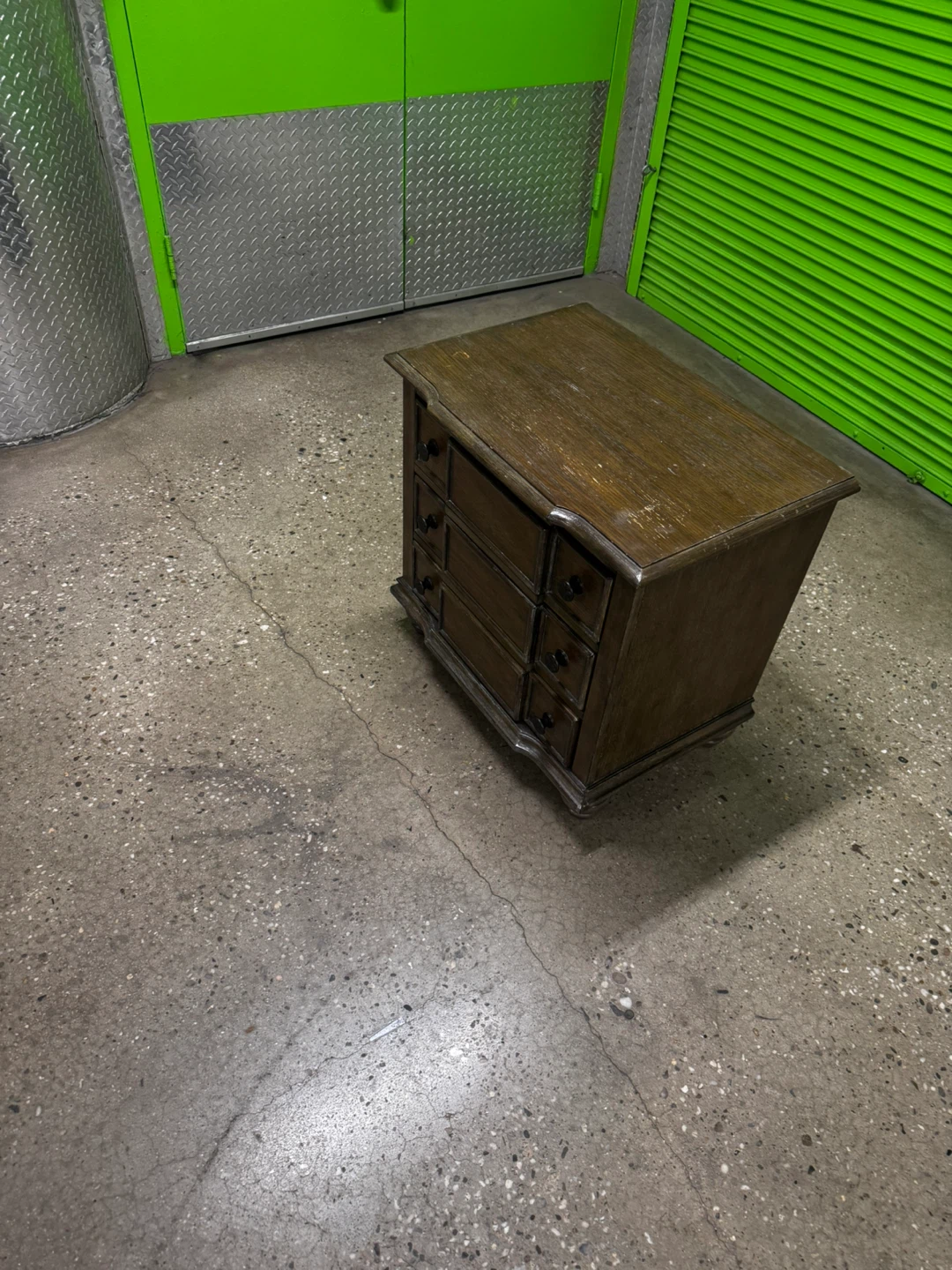 Wooden Nightstand with 3 Drawers - photo 5