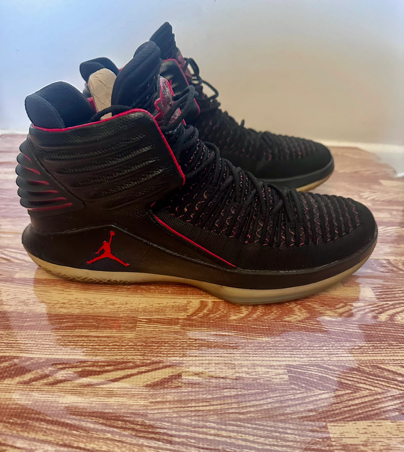Air Jordan XXXII (32) Black/Red Shoes - photo 4