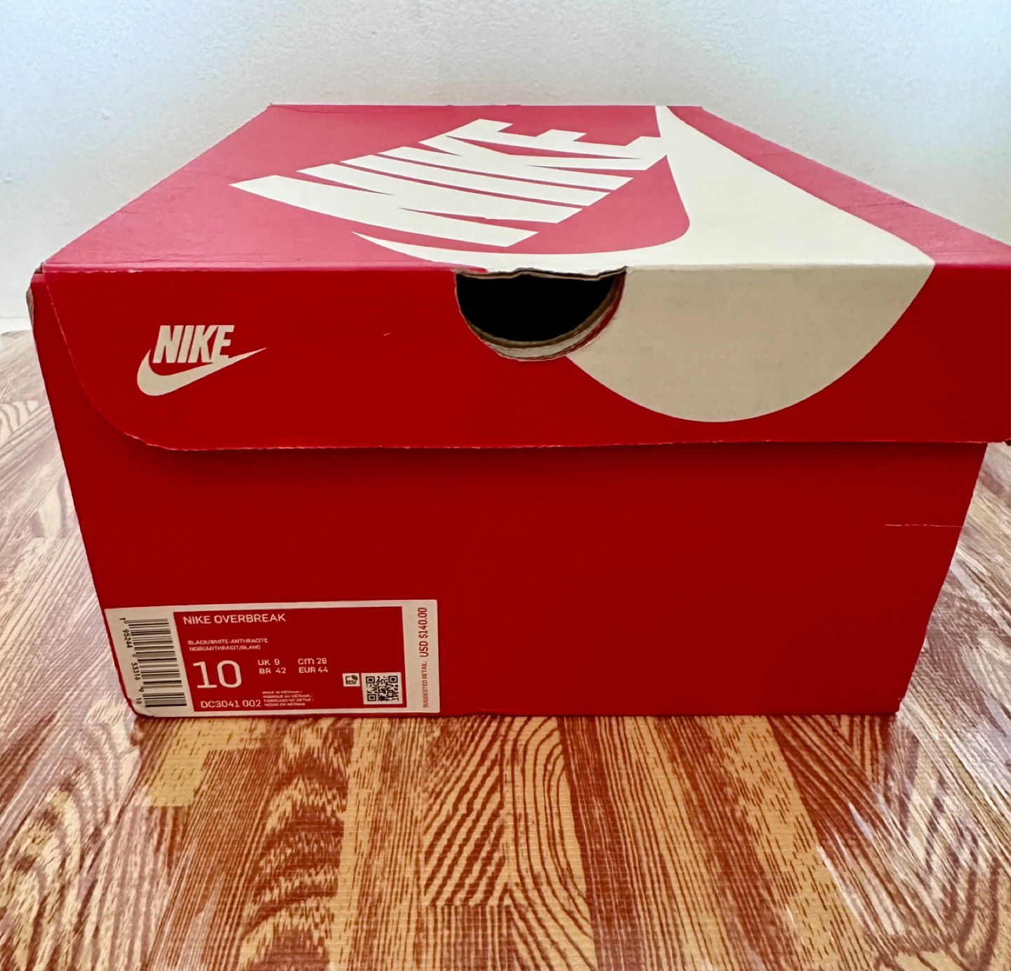 Nike Overbreak Black/White Men's Size 10 - photo 4