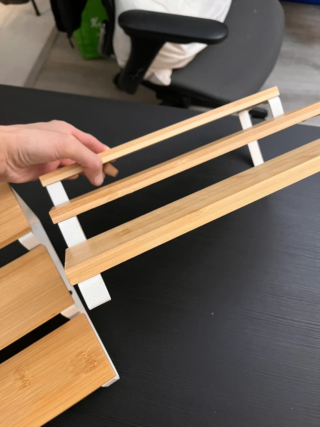 SONGMICS Display Risers, Set of 2 image indicator(3)