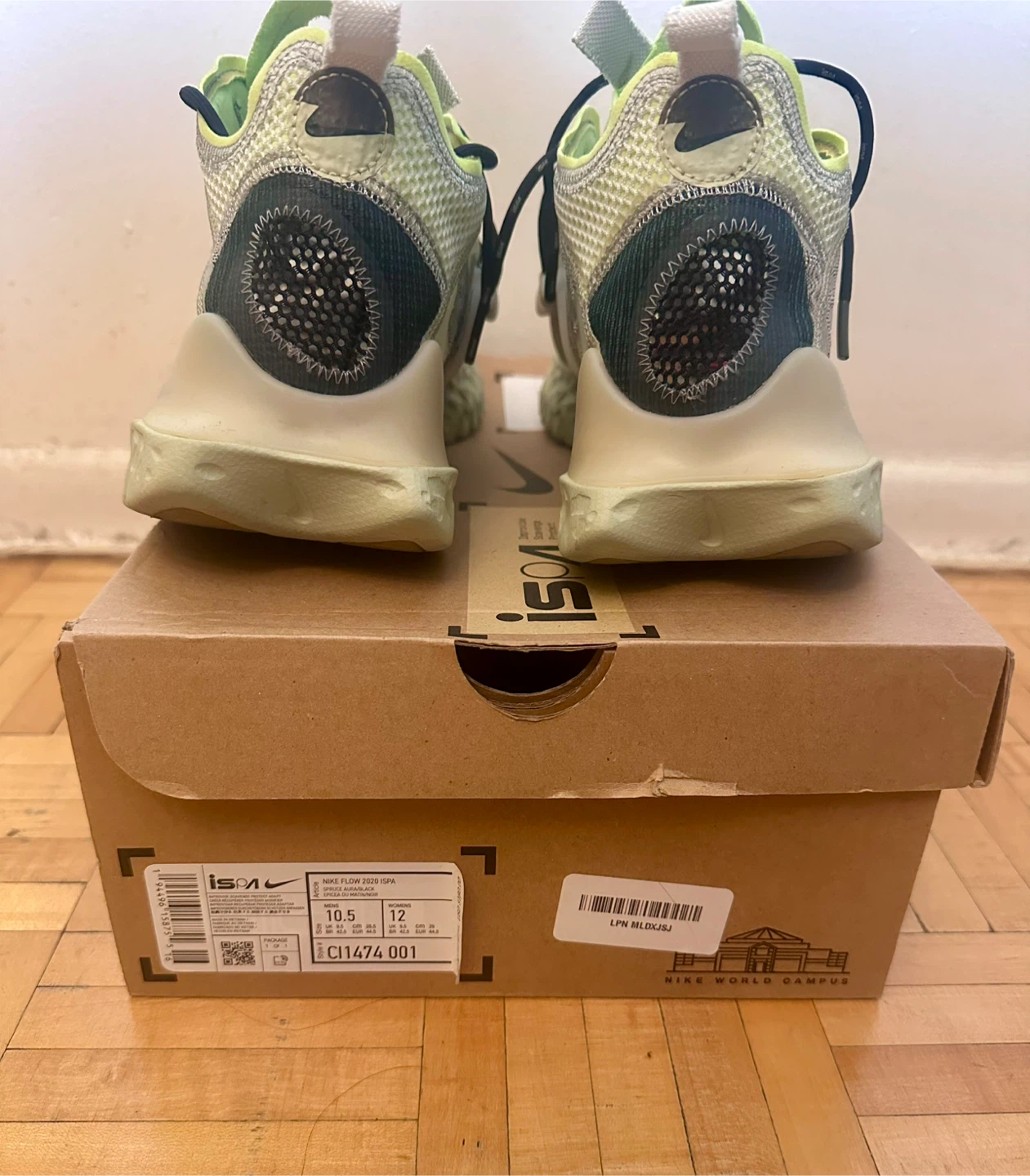 Nike ISPA Flow 2020 SE Pale Ivory Size 10.5 - photo 5