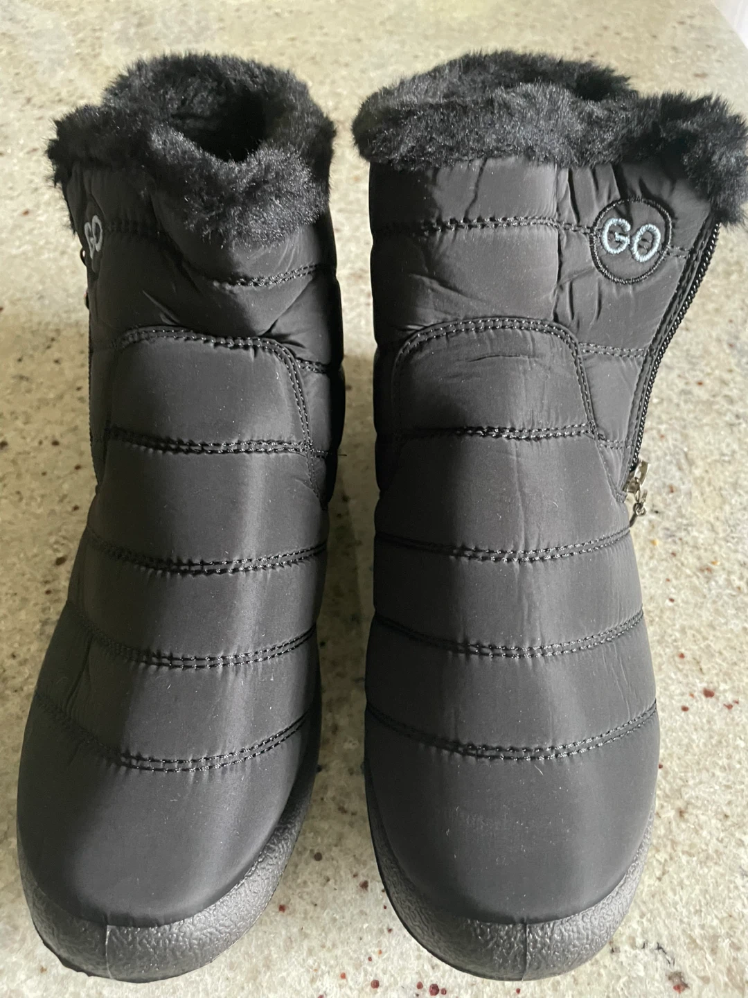 New GO Walk Black Winter Boots - Size 38 - photo 2