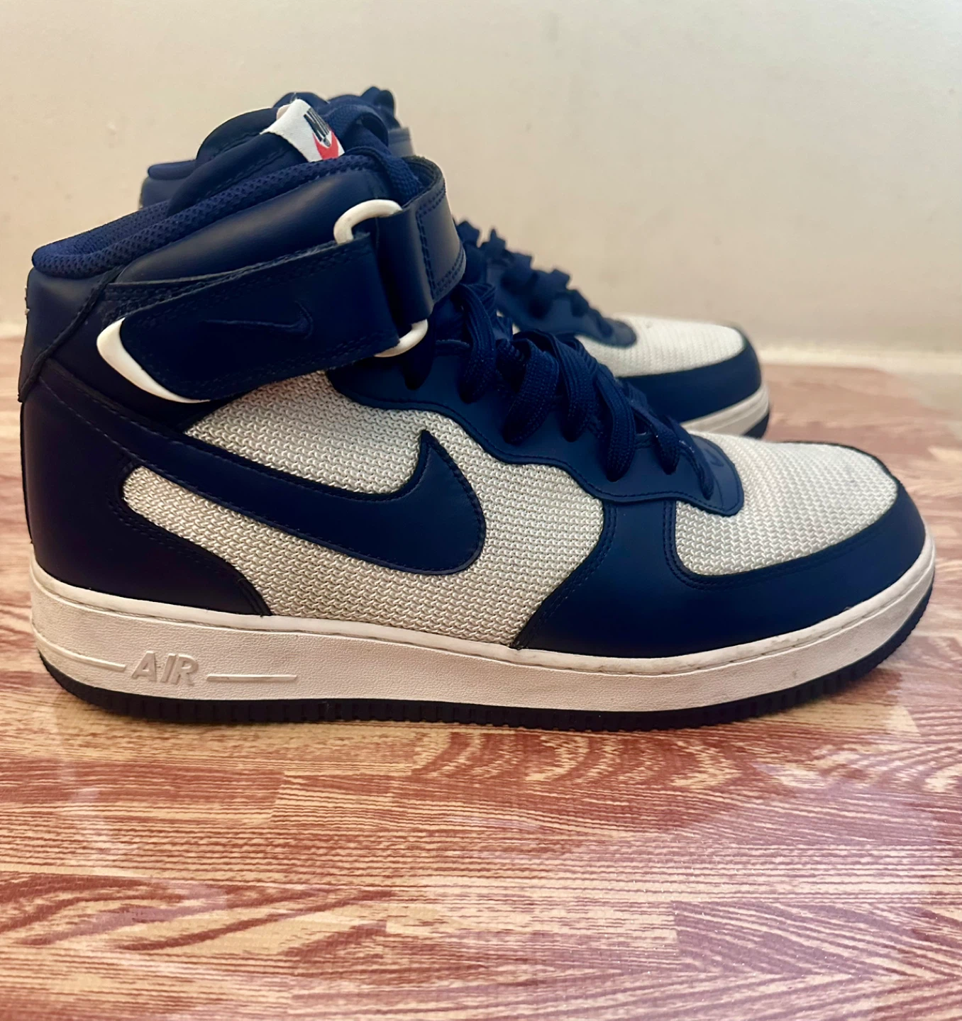 Nike Air Force 1 High - Blue & White - photo 3