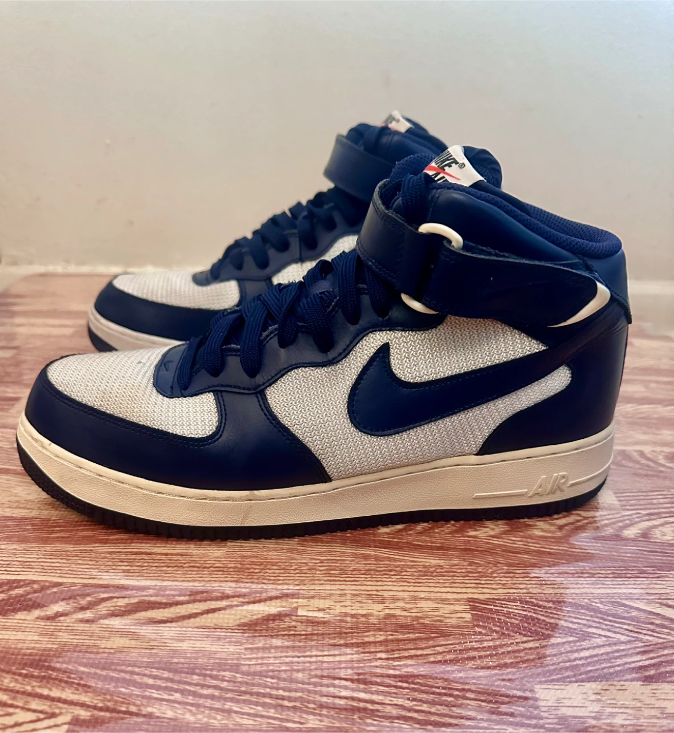 Nike Air Force 1 High - Blue & White - photo 4