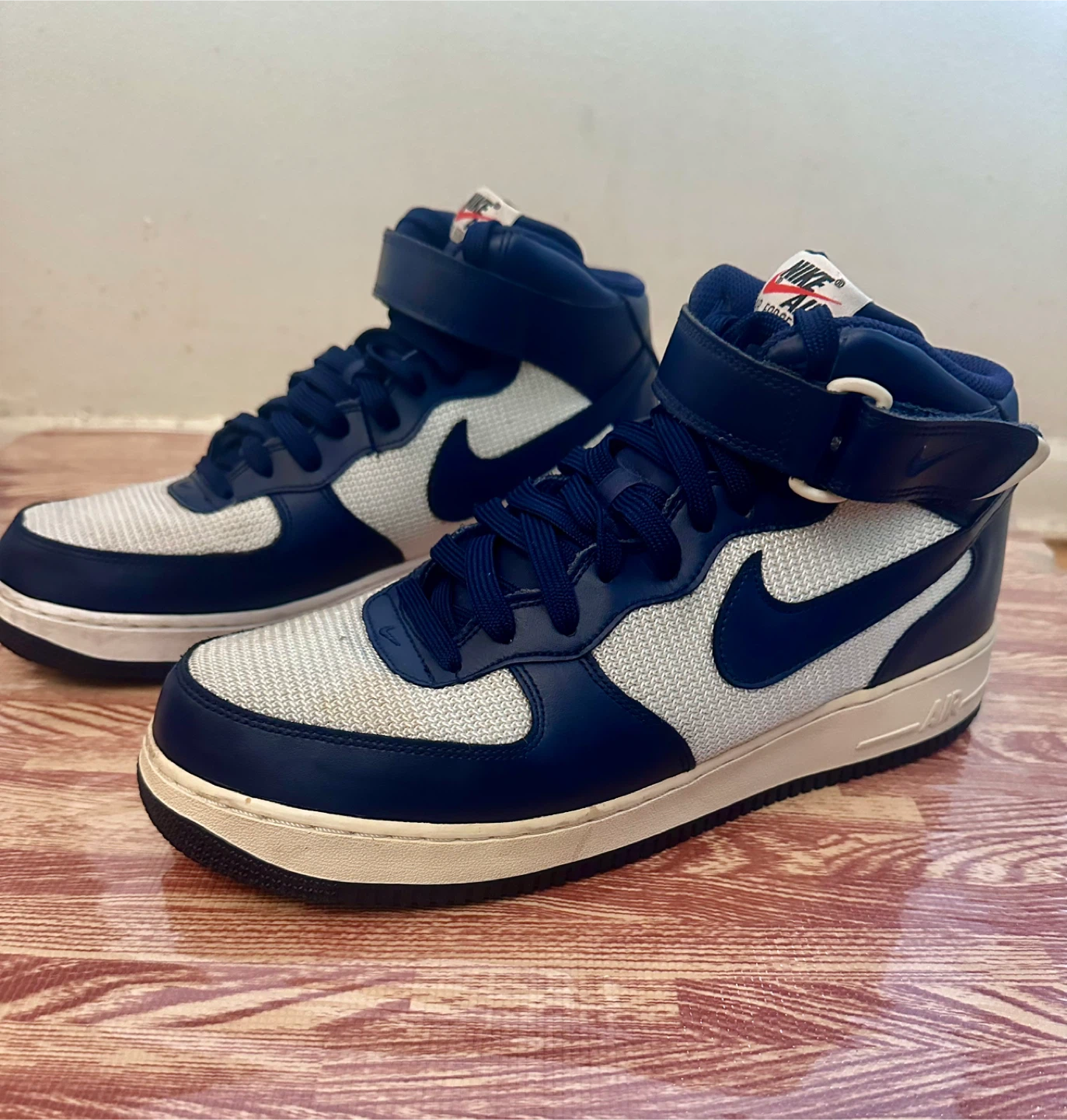 Nike Air Force 1 High - Blue & White - photo 2