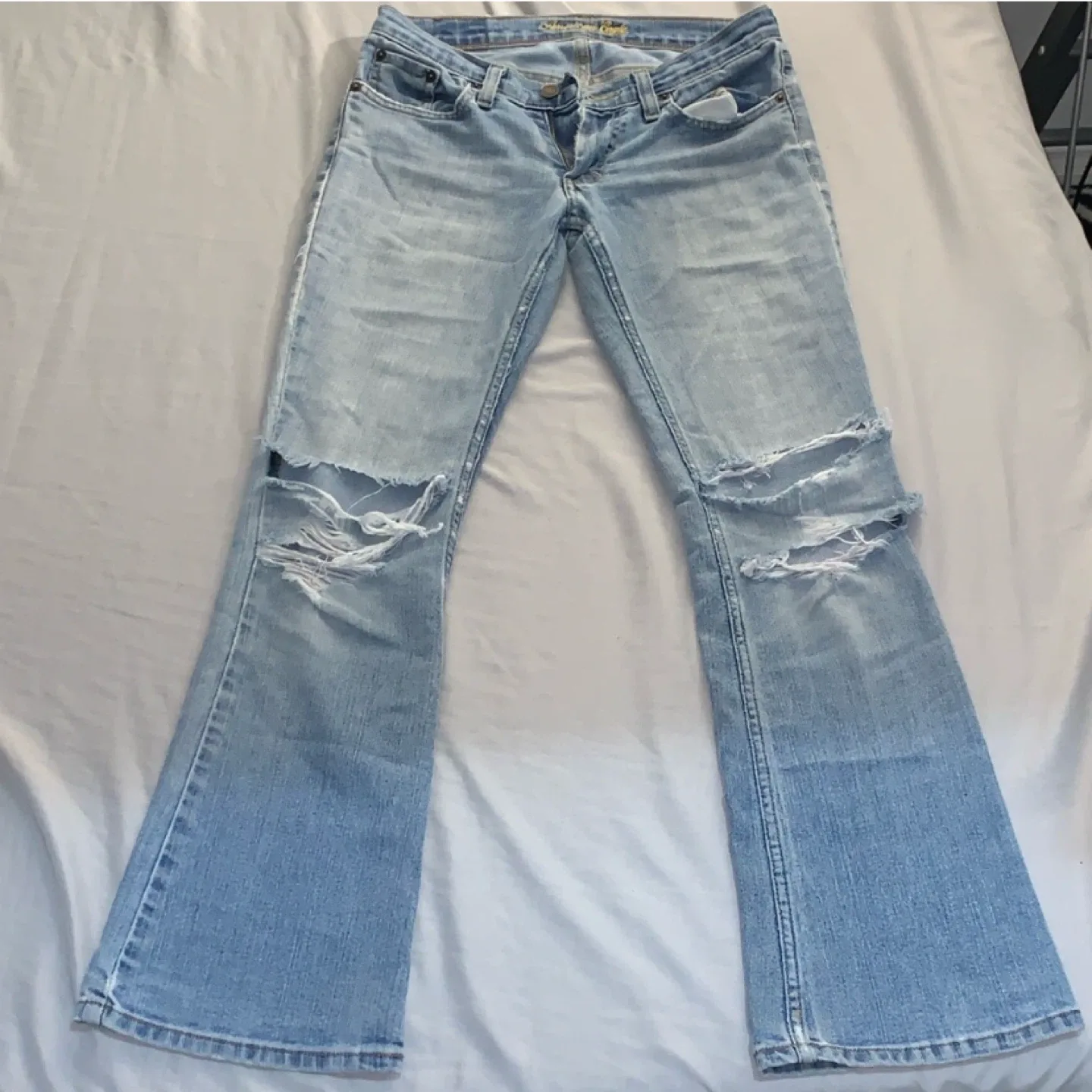 American Eagle Ripped Flare Jeans thumbnail