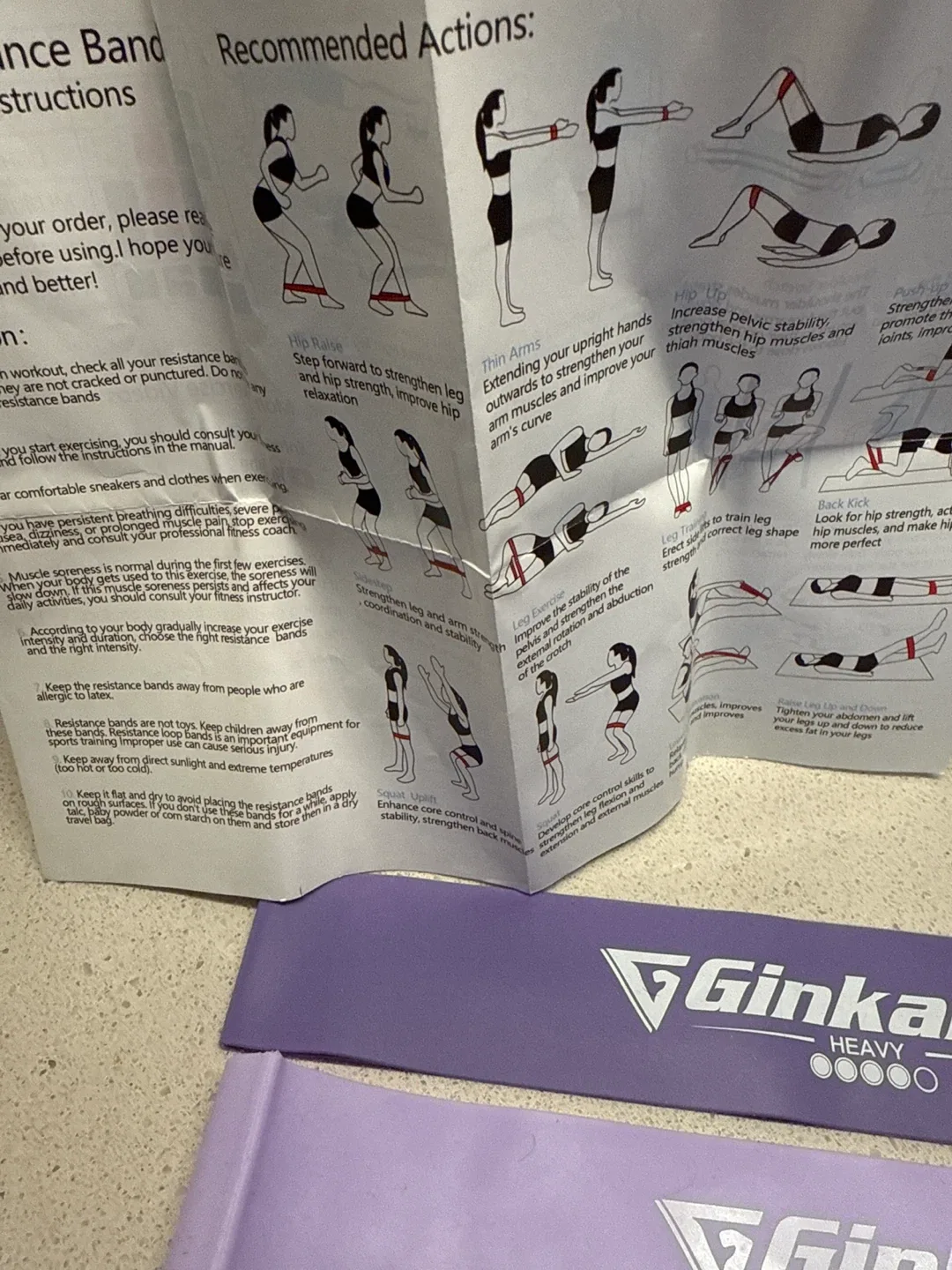 Resistant band set of 5 kit image indicator(2)