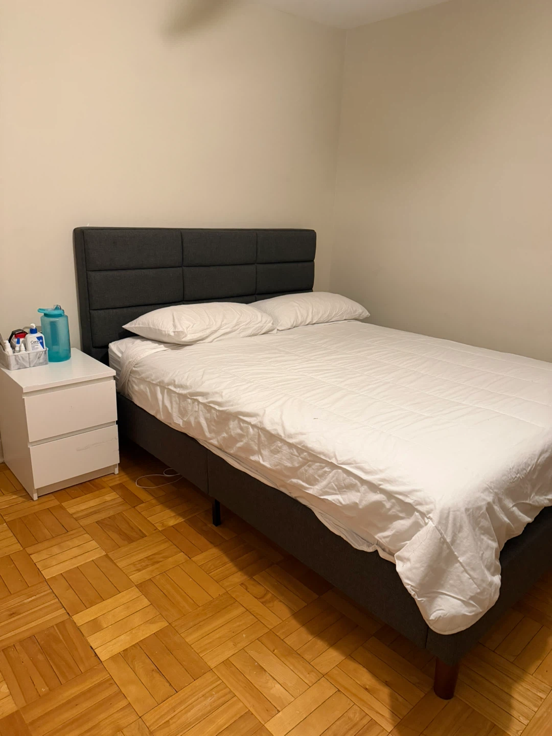 Queen Size Bed Frame with Headboard