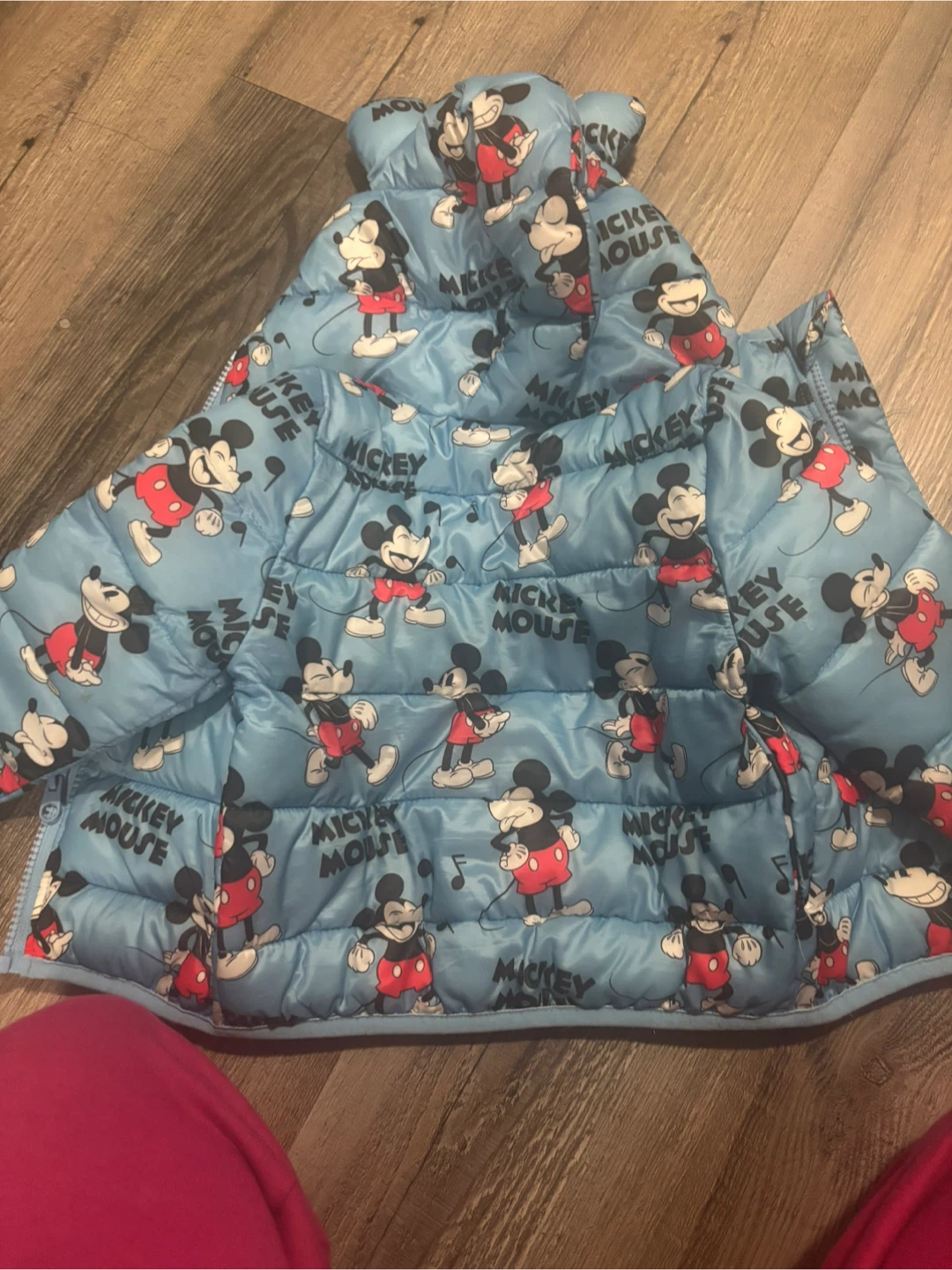 Disney Baby Mickey Mouse Puffer Jacket 12/18M - photo 2