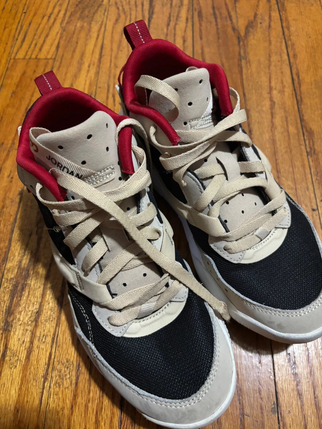 Jordan J23 Black/Red Sneakers - US 7.5 - photo 2