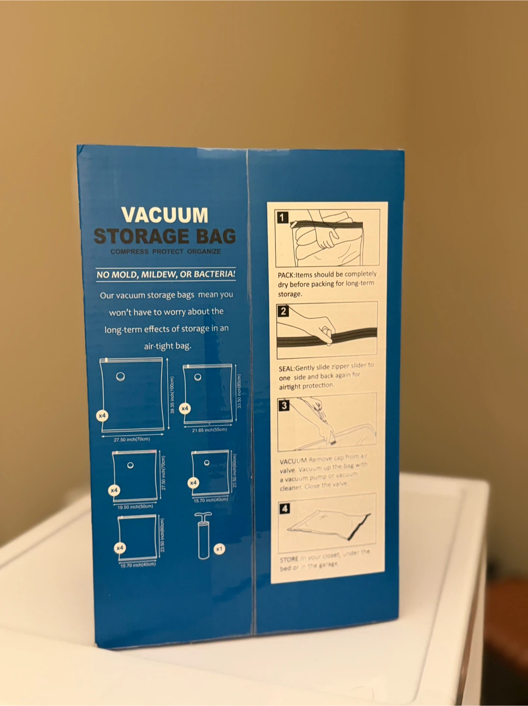 Cozy Essential Vacuum Storage Bags - 20 Pack - photo 2
