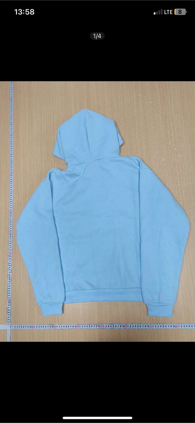 Sp5der Hoodie - Size M - Light Blue - photo 3