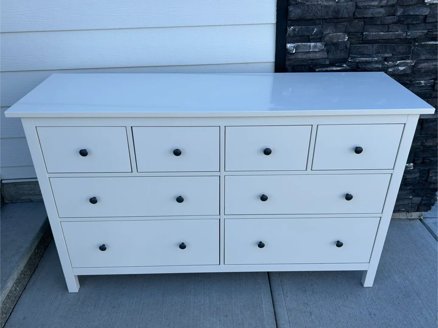 IKEA HEMNES 8 drawers dresser, solid wood thumbnail