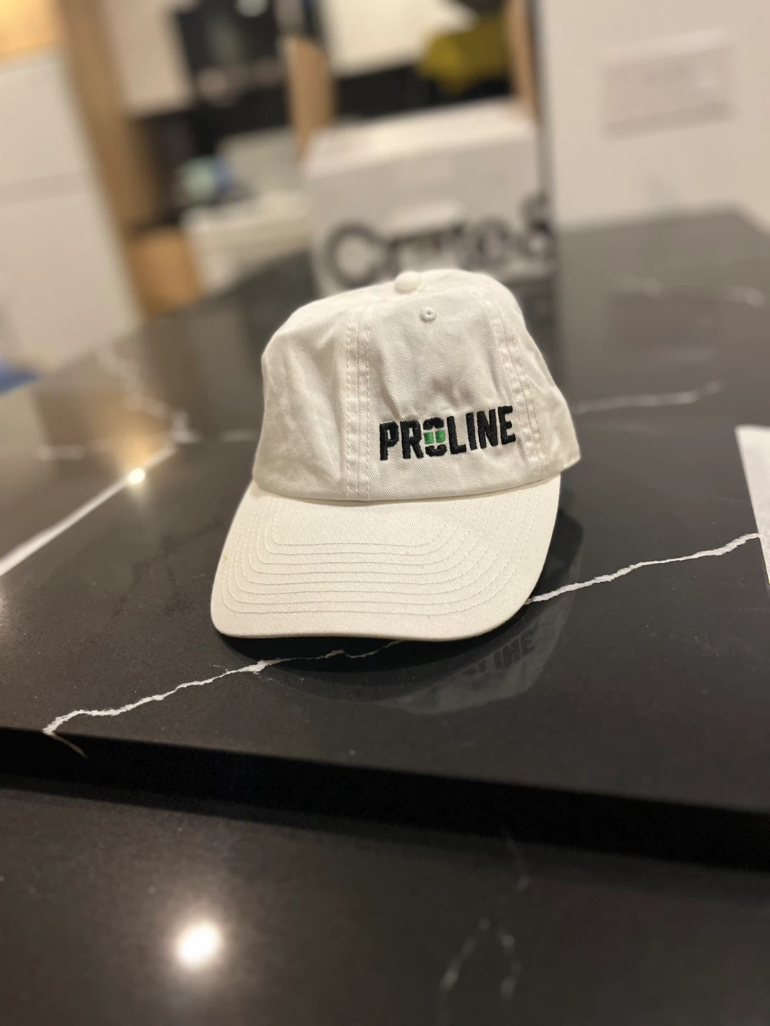 Proline White Baseball Cap