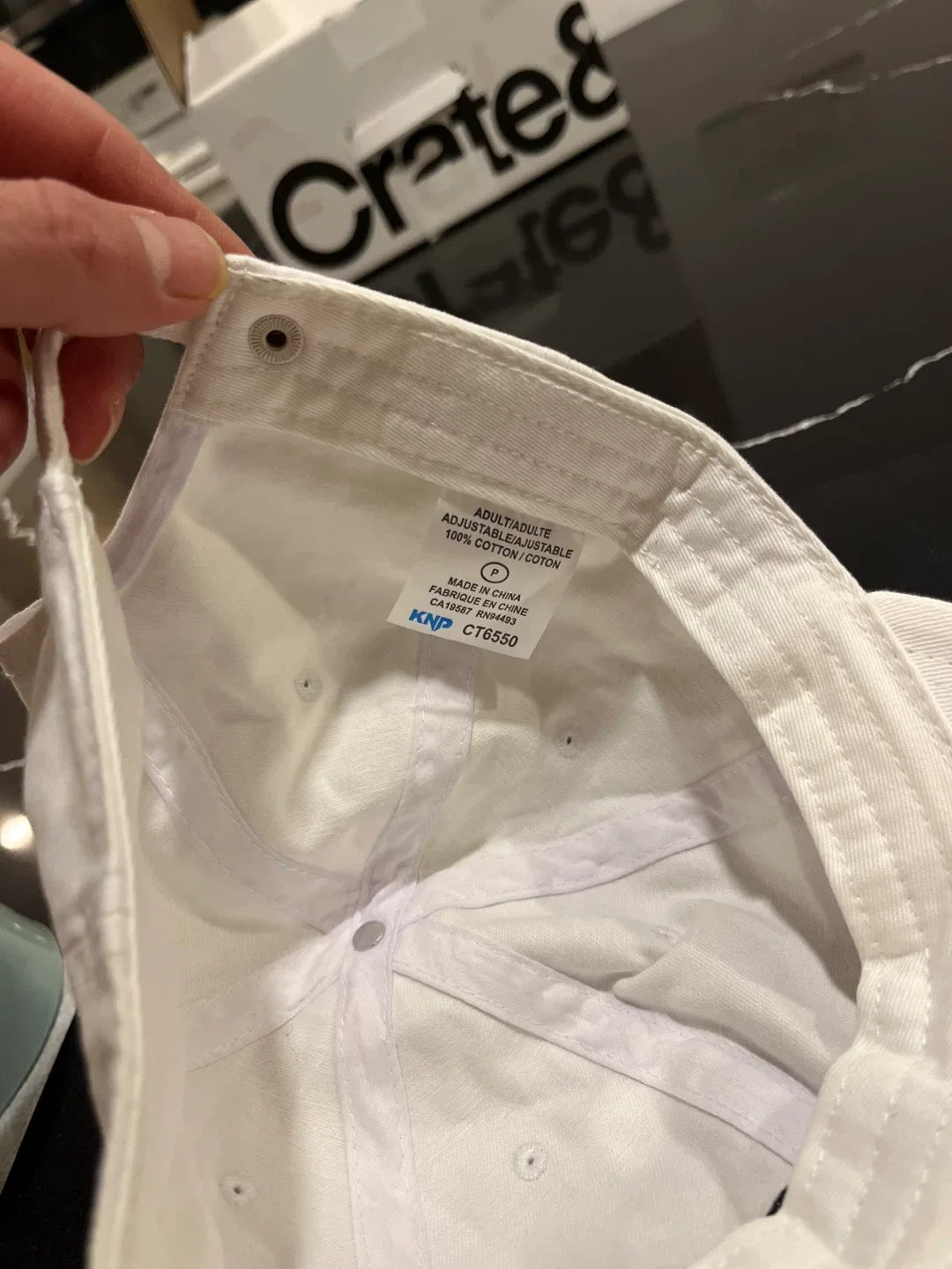 Proline White Baseball Cap image indicator(3)