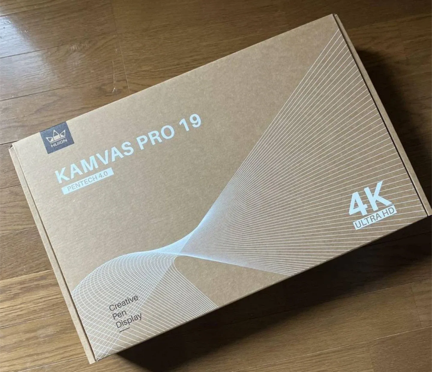 Huion Kamvas Pro 19 4k drawing tablet + desktop arm