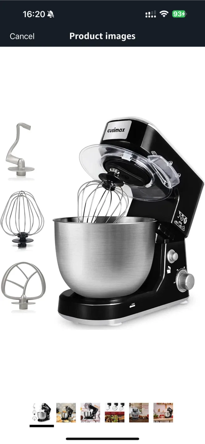 Cusimax Stand Mixer - Black image indicator(3)