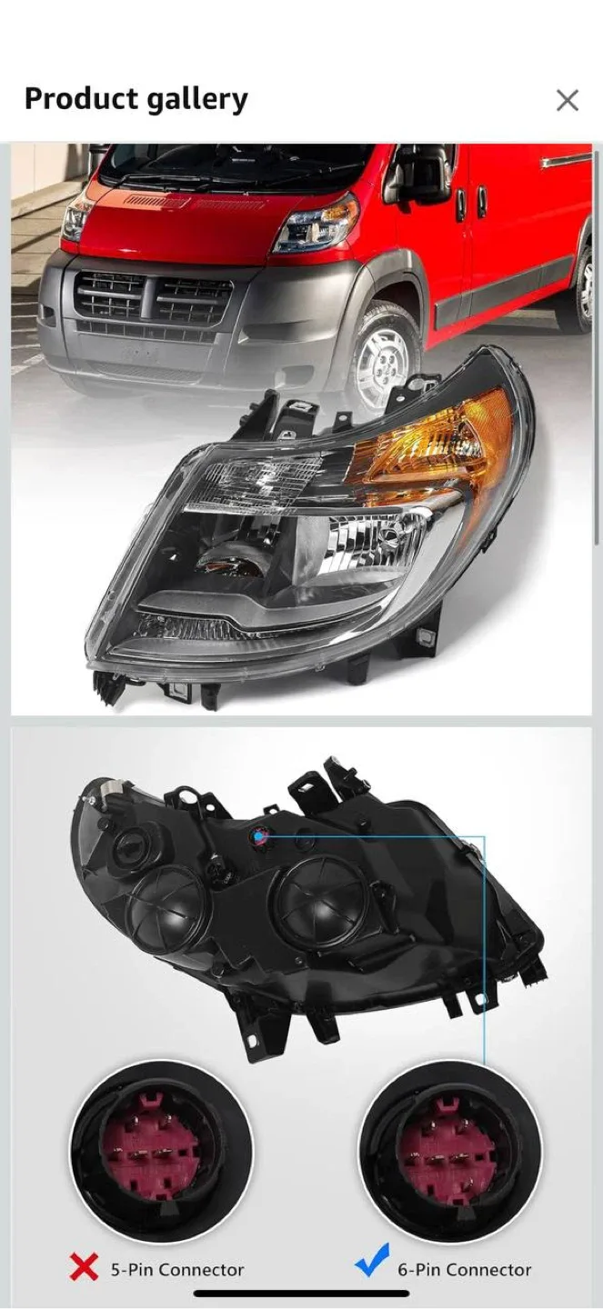 KACHIR Headlight Assembly for Ram 2014–2022 image indicator(6)