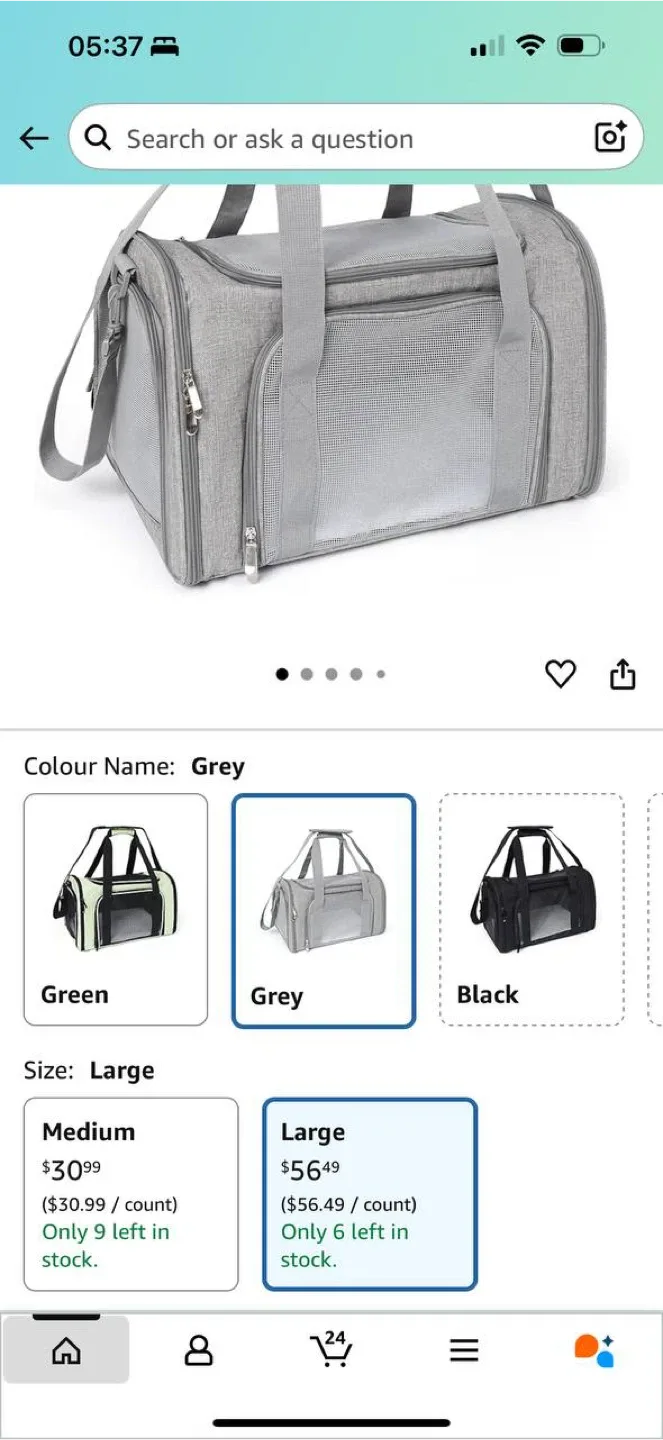 Mile High Life Pet Carrier – Large Size, Pink 💖 image indicator(6)