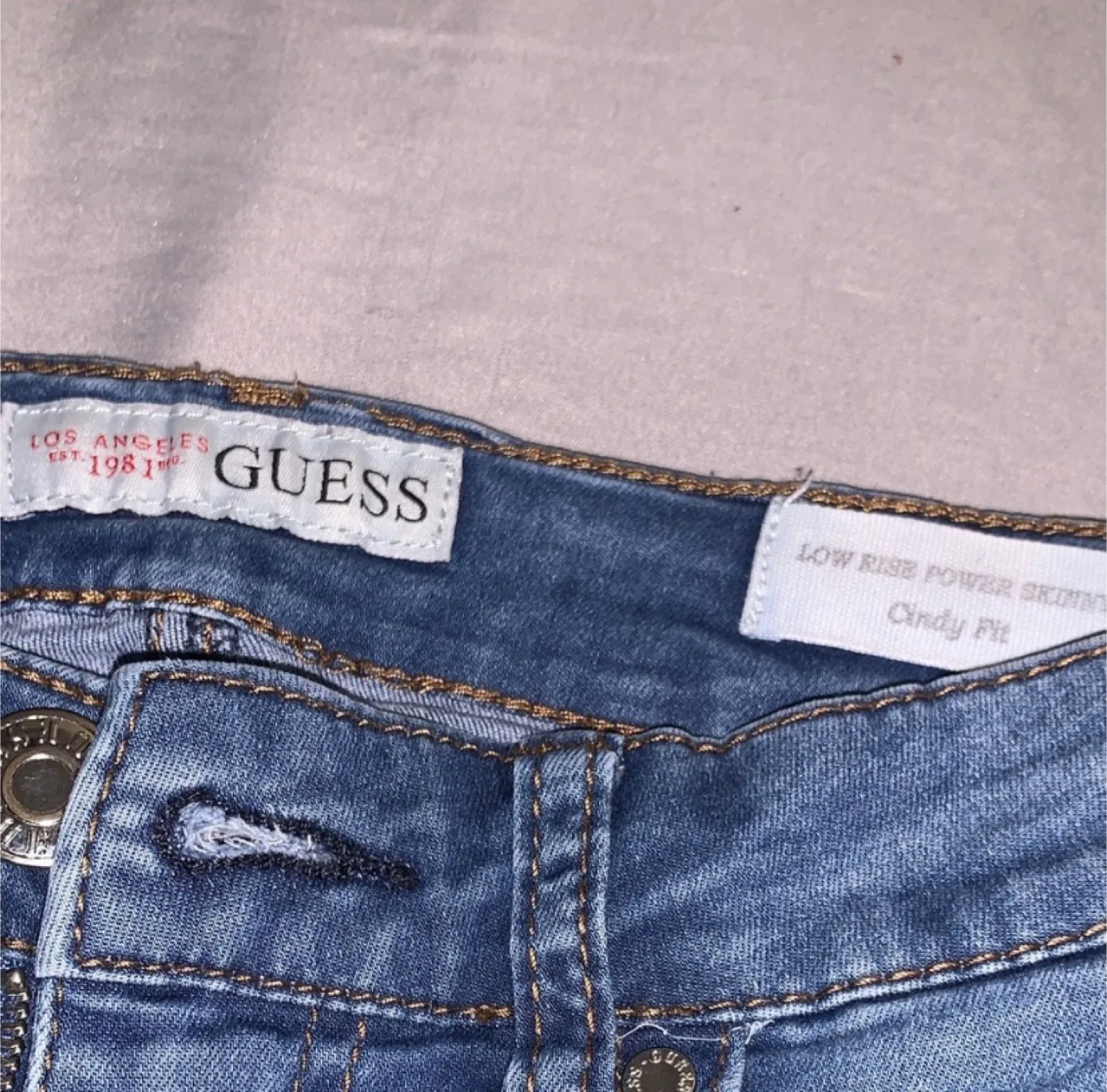 Guess Low Rise Power Skinny Fit Jeans image indicator(2)