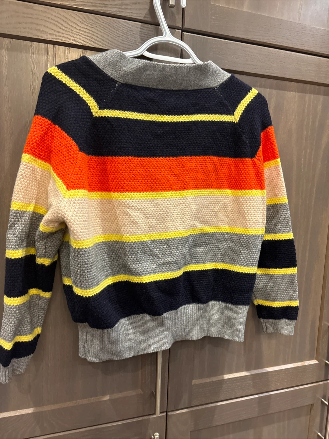 Striped Button-Down Cardigan - photo 4
