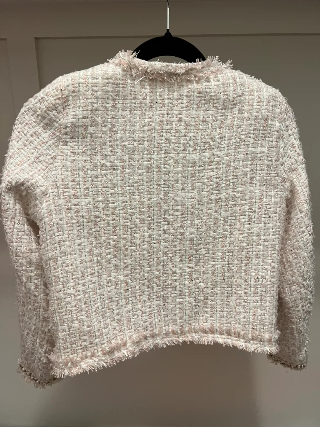 Chanel Tweed Jacket with Pearl Details image indicator(4)