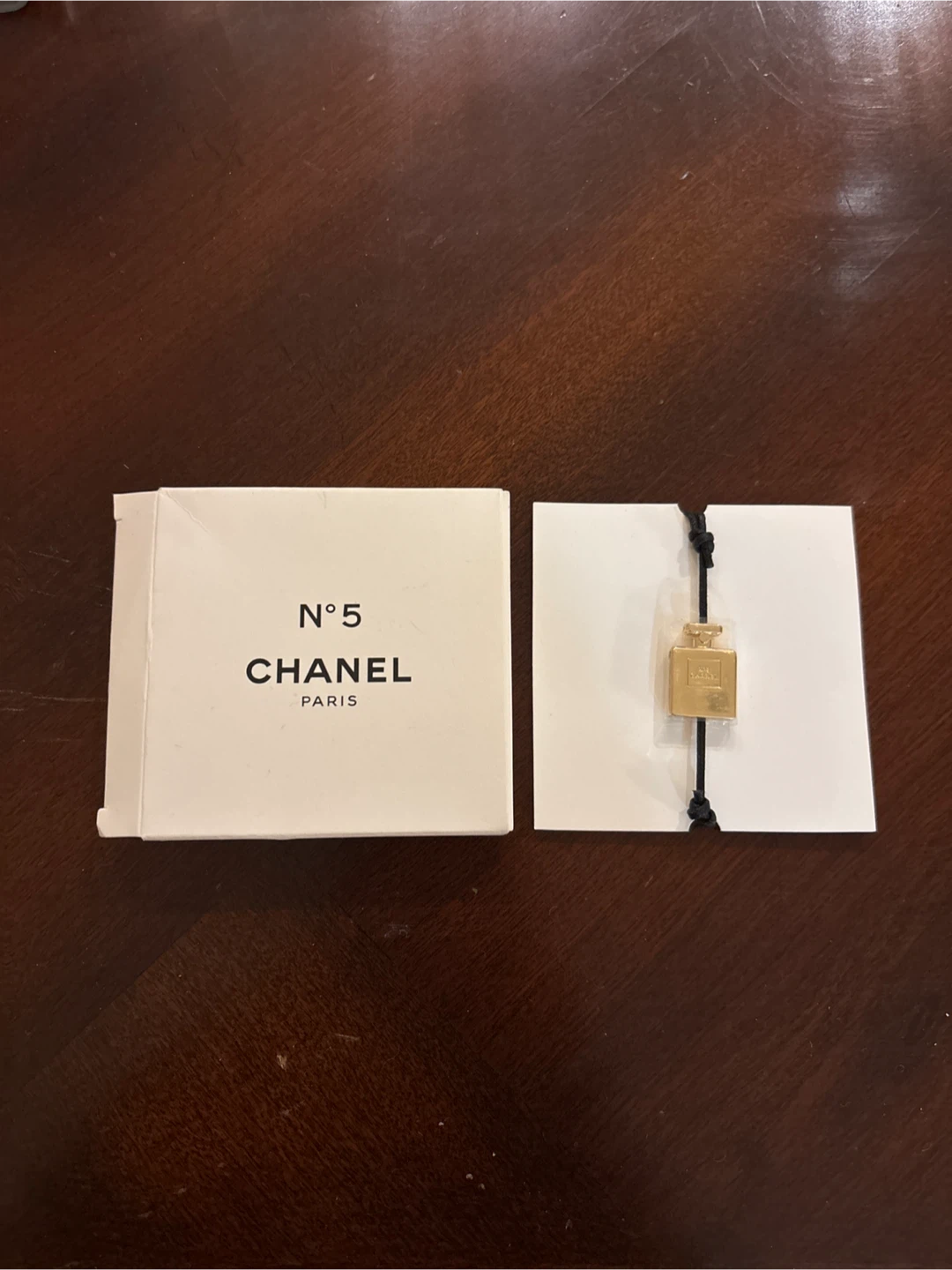 Chanel N°5 Gold Charm Bracelet