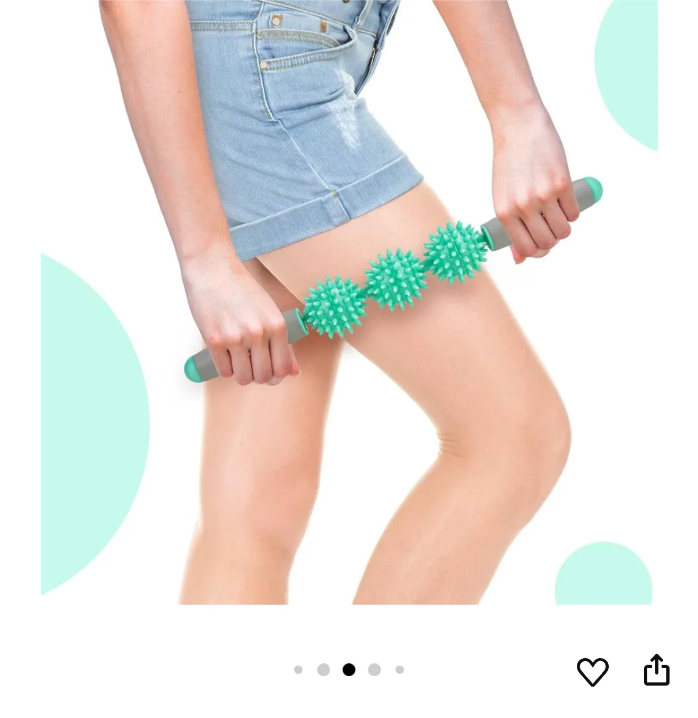 Green Spiky Massage Roller image indicator(5)