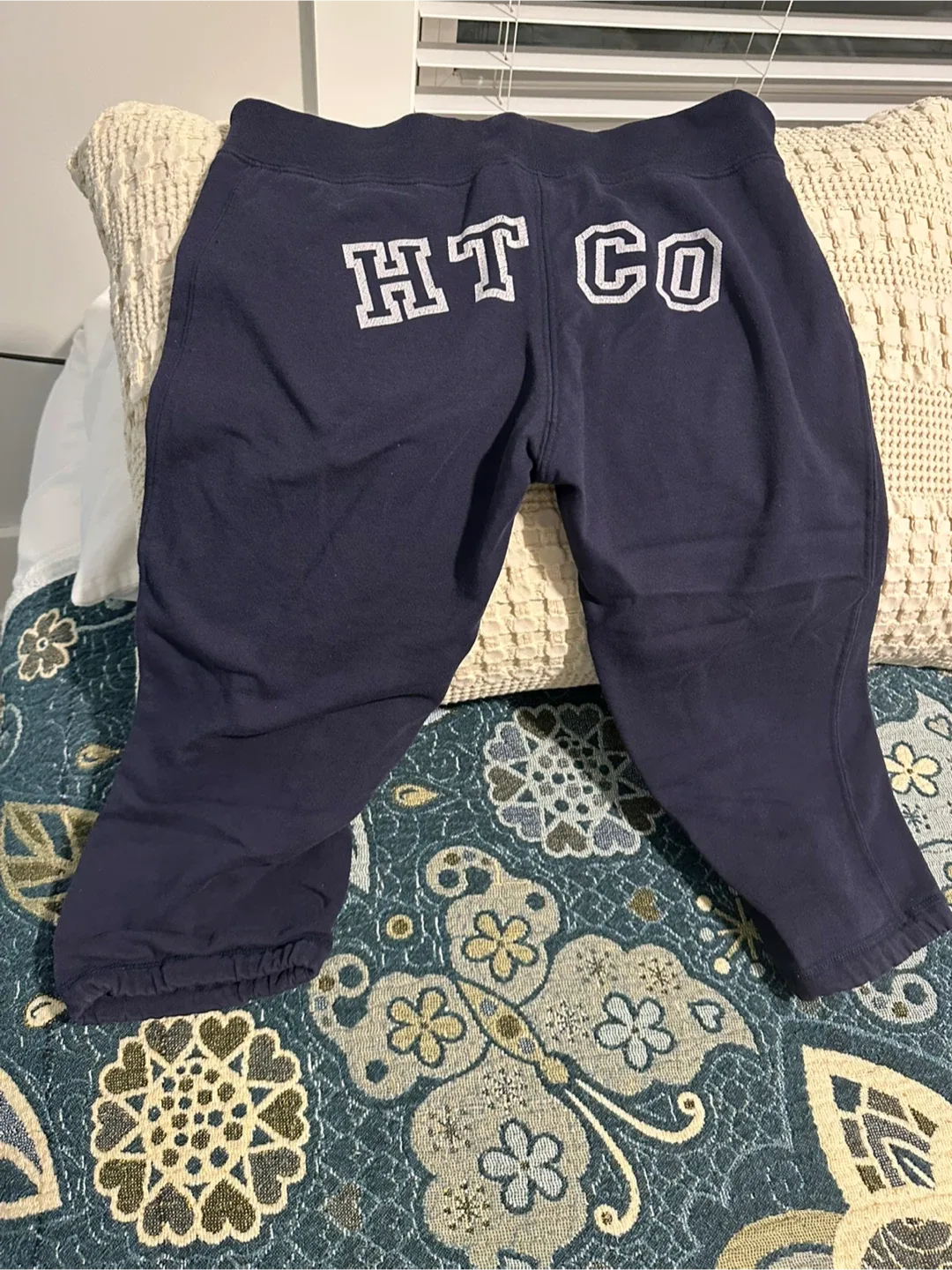 Hang Ten HT CO Navy Blue Sweatpants - Size Large thumbnail