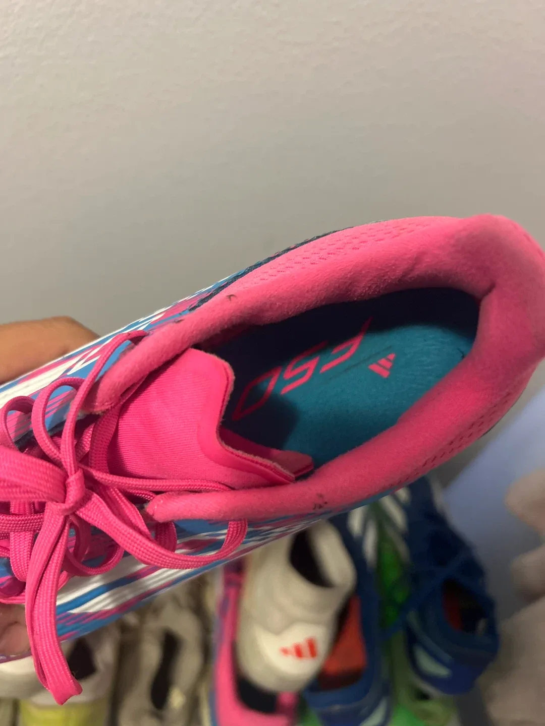 Adidas F50 Soccer Cleats - Blue/Pink image indicator(3)