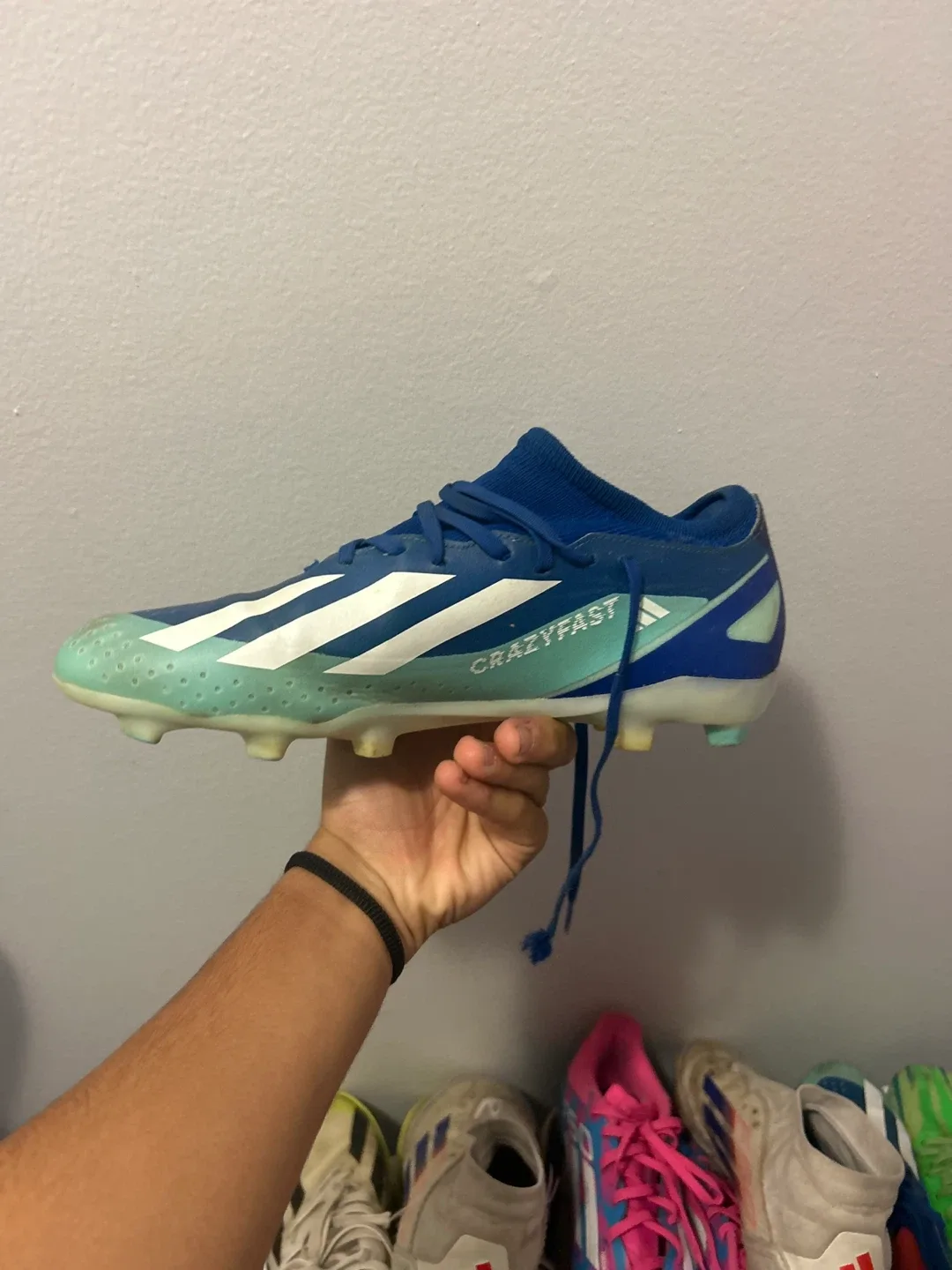 Adidas Crazyfast Soccer Cleats, Size 9 image indicator(3)