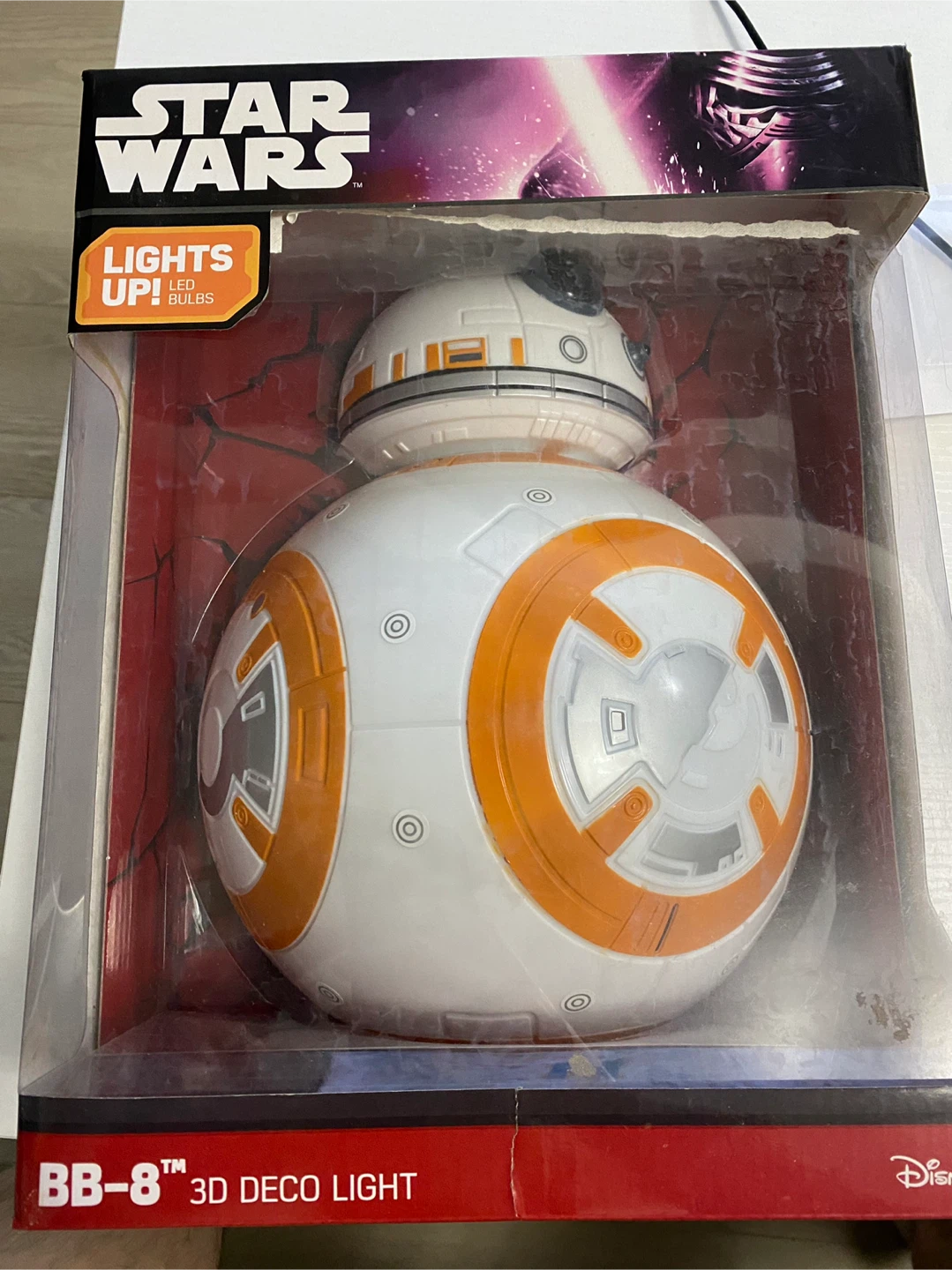 Star Wars BB-8 3D Deco Light - New in Box! - photo 3