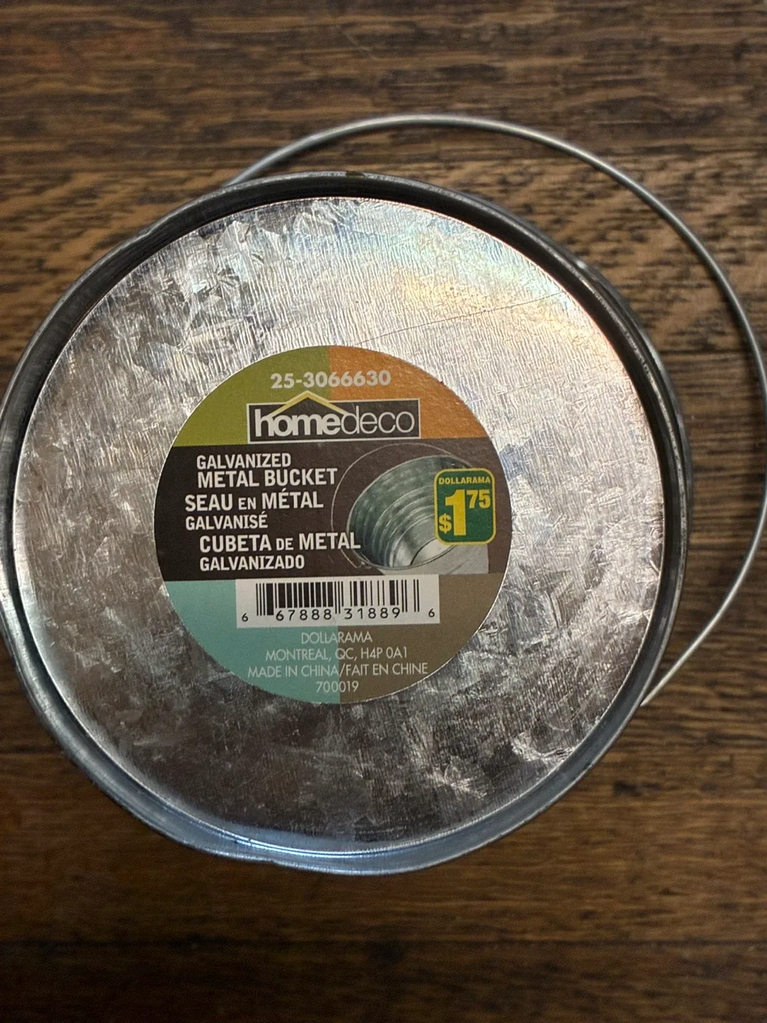 Home Deco Galvanized Metal Bucket image indicator(4)