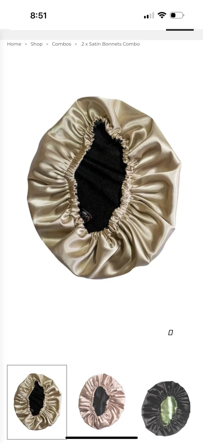 Satin Sleep Bonnet - New image indicator(4)