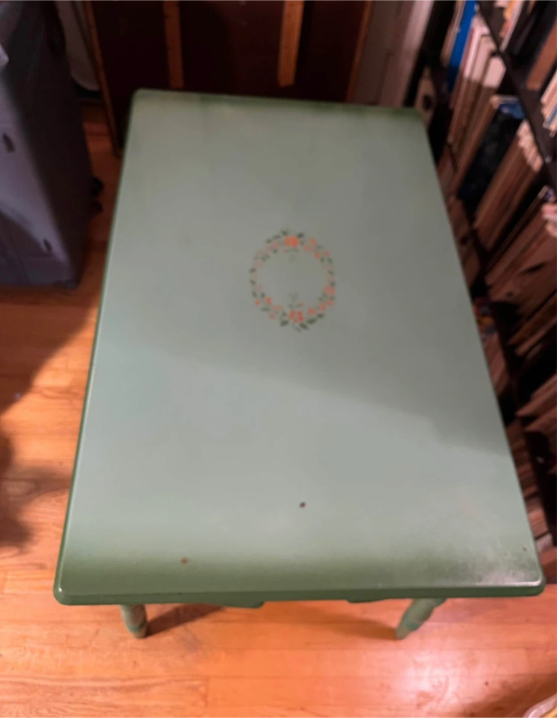 Vintage TEPCO MCM Enamel-Topped Table - photo 2