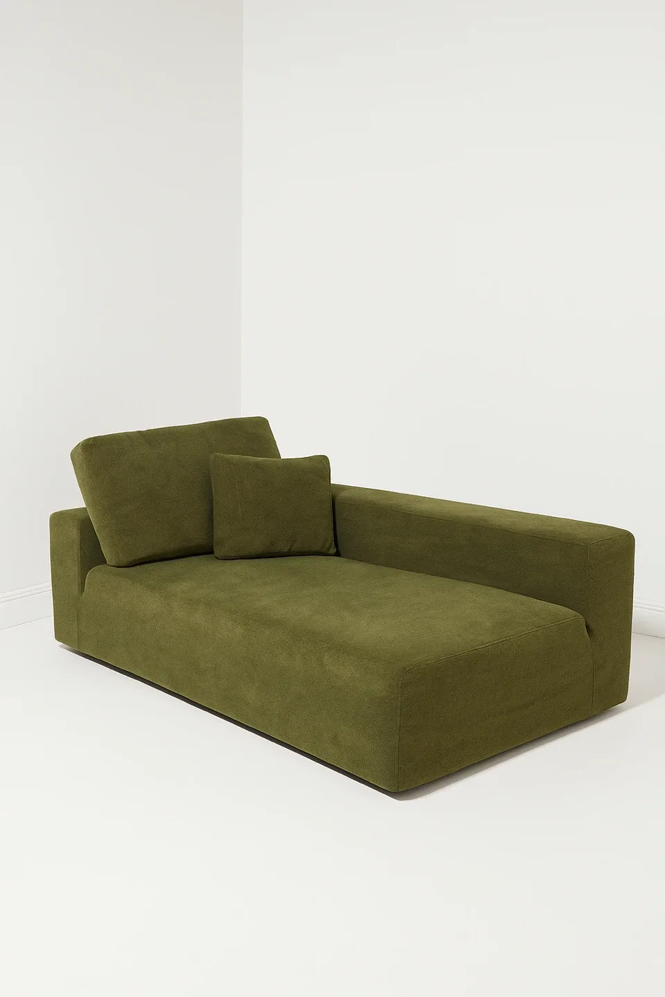 Olive Green Chaise Lounge image indicator(2)