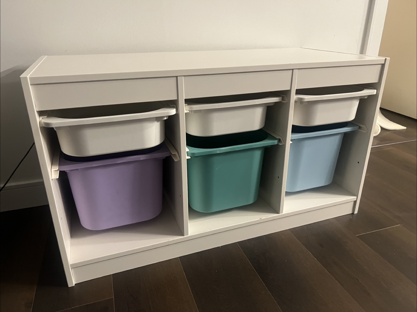 Ikea Trofast Storage Unit with Bins