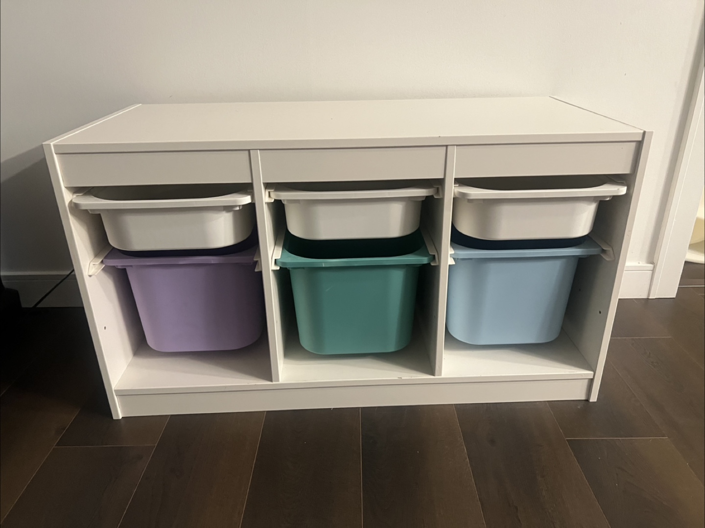 Ikea Trofast Storage Unit with Bins - photo 2