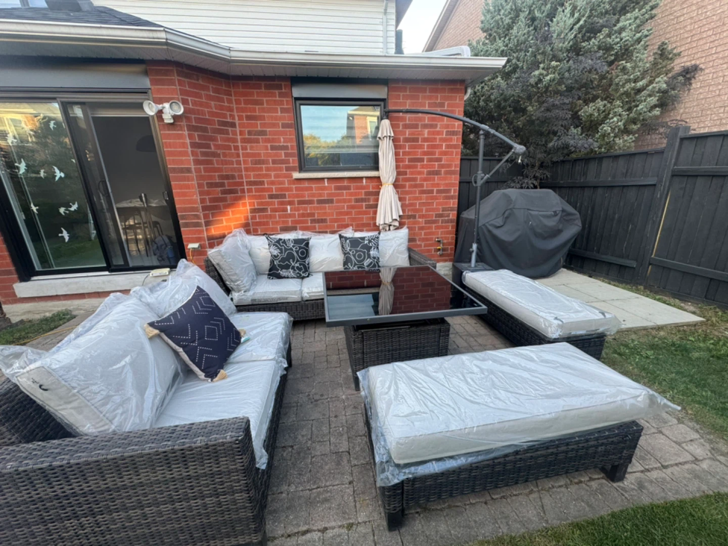 Outdoor Patio Set with Cushions & Table - photo 3