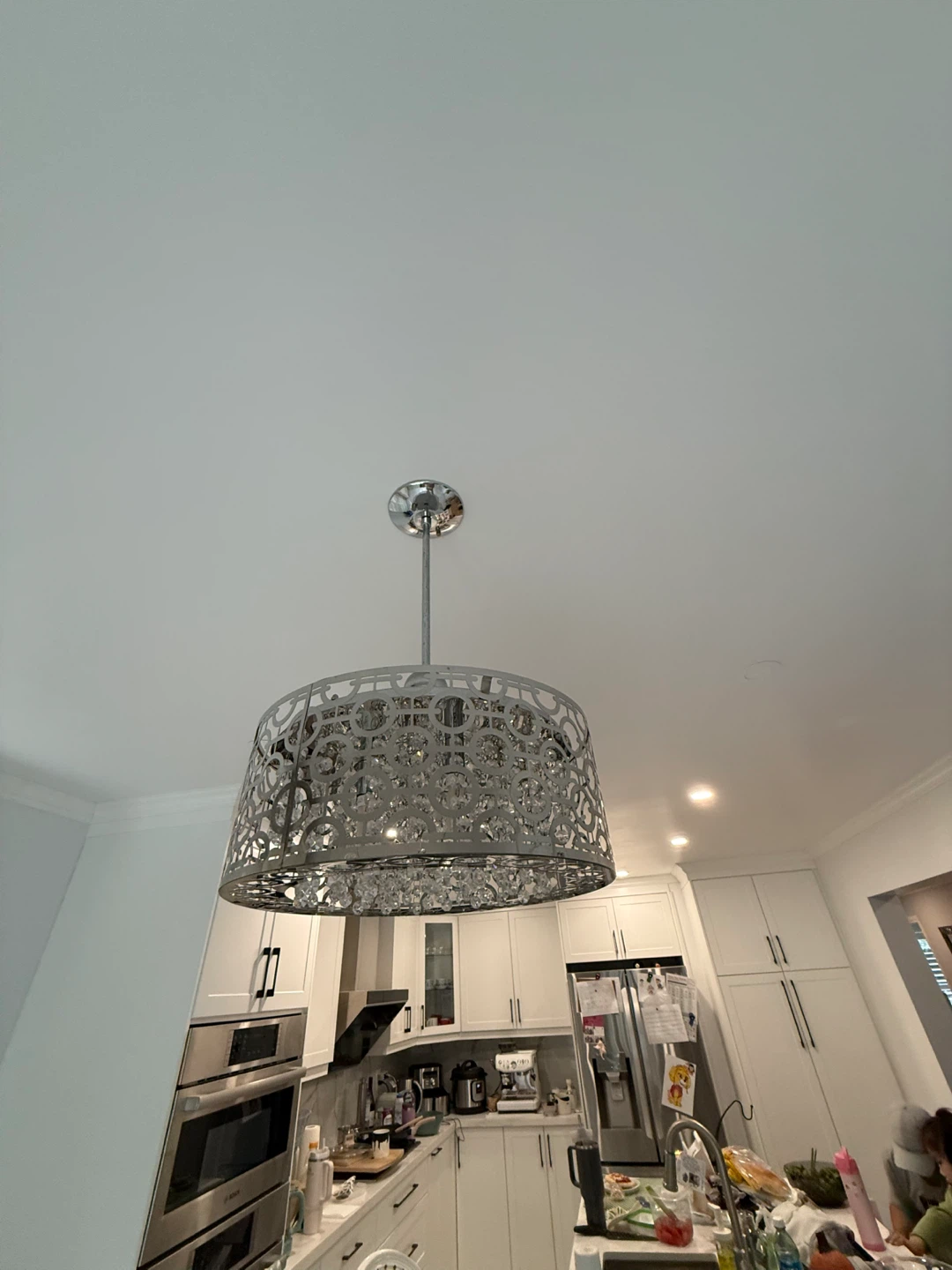 Silver Pendant Light
