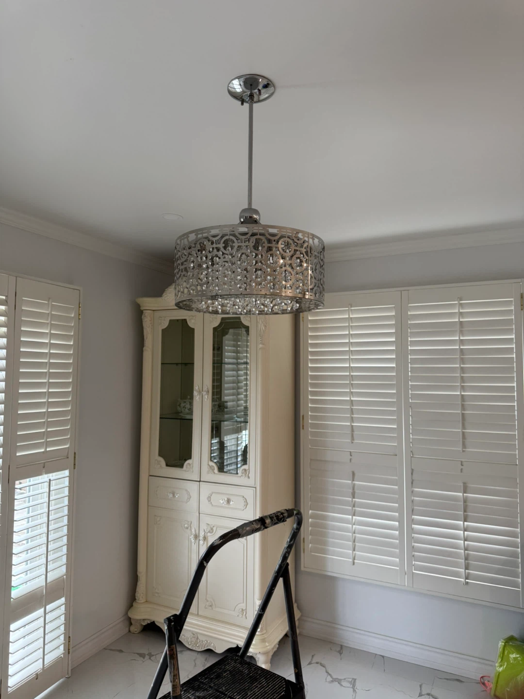 Silver Pendant Light - photo 3